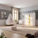 dolunay bebek odası takımı beyaz