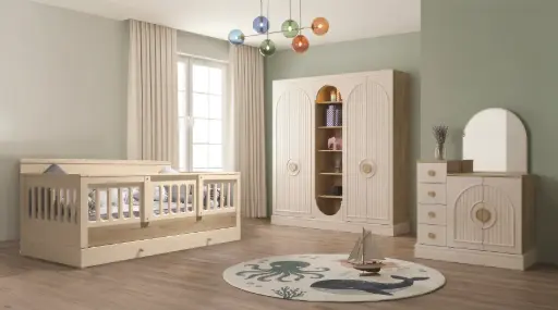 Love Montessori Işıklı Bebek Odası Takımı 